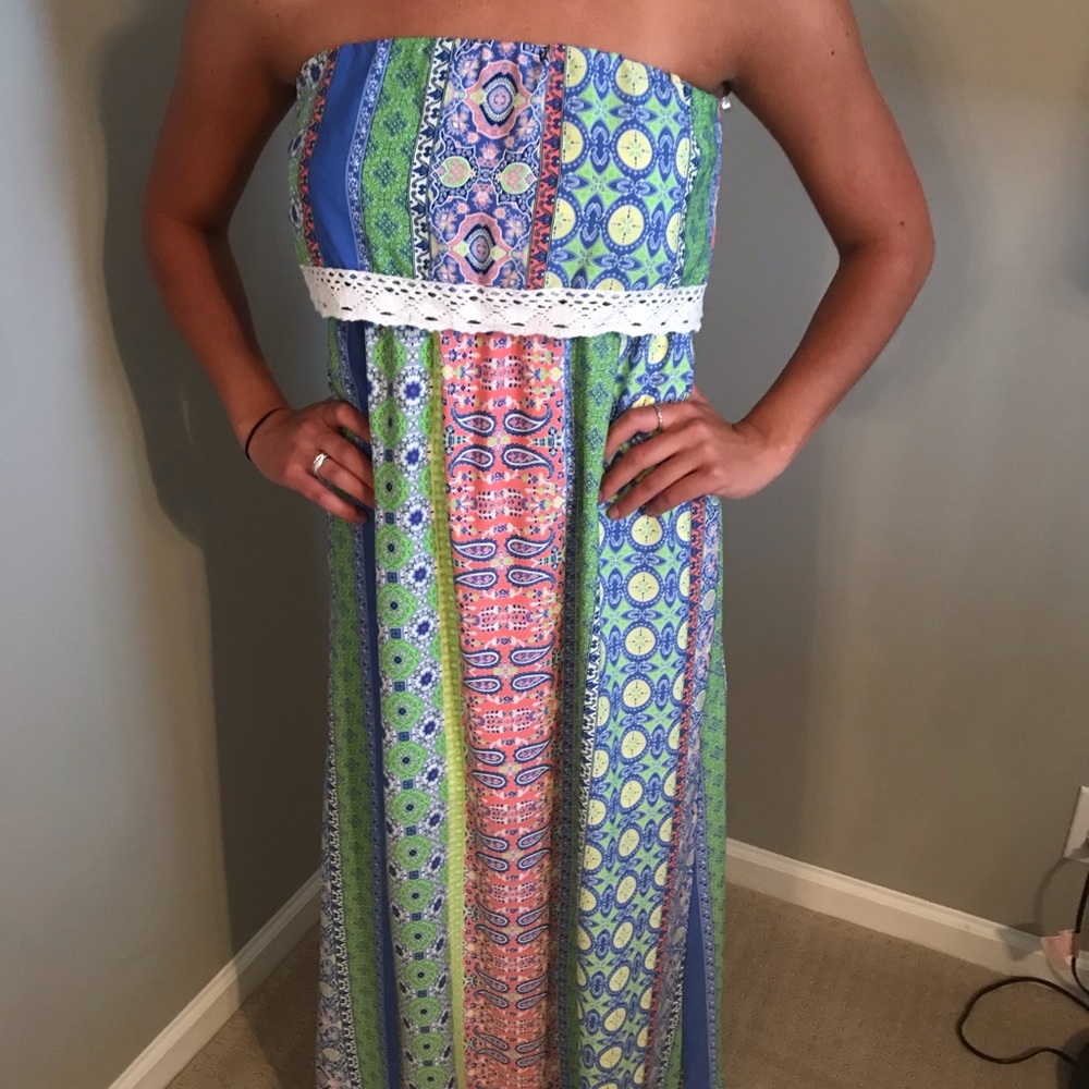 Strapless Maxi Dress